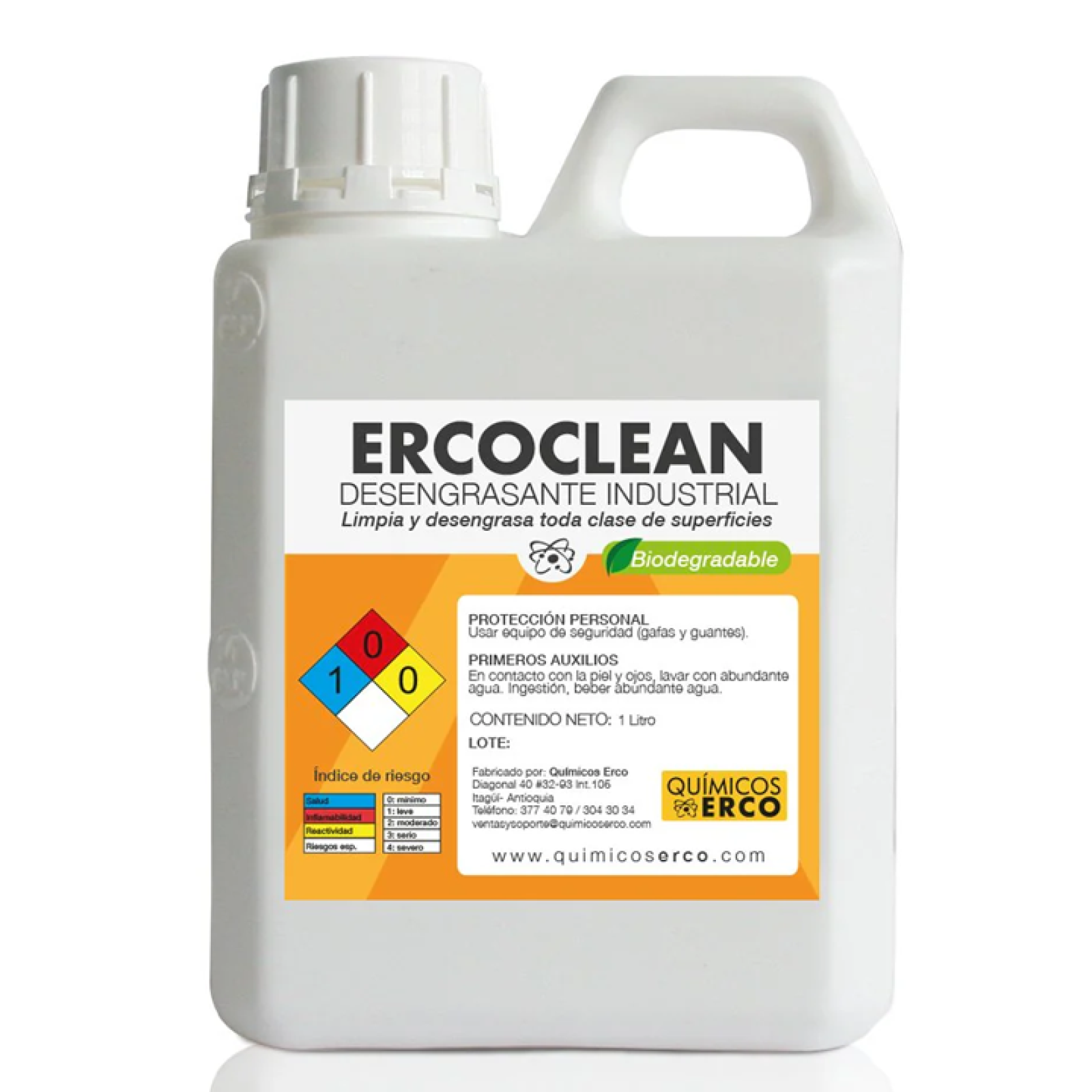 Ercoclean Desengrasante Industrial 