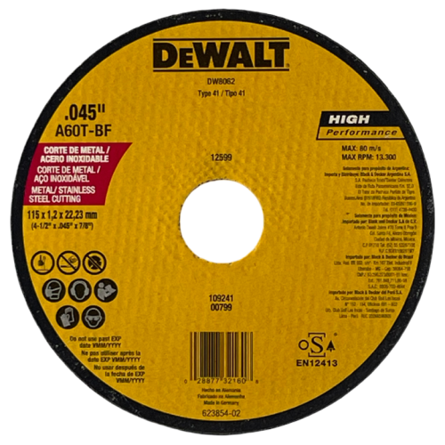 Disco Corte Dewalt