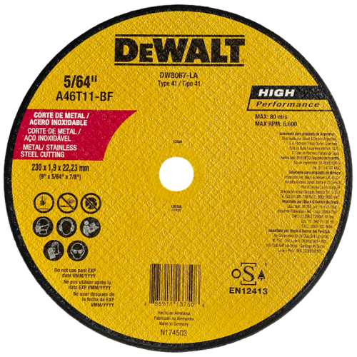 Disco Corte Dewalt