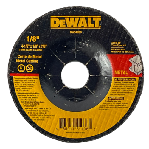 Disco Corte Dewalt DW54820