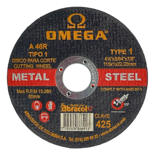 Disco Corte Omega Metal Steel A46R