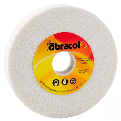 Rueda Esmeril Oxido Blanco Abracol