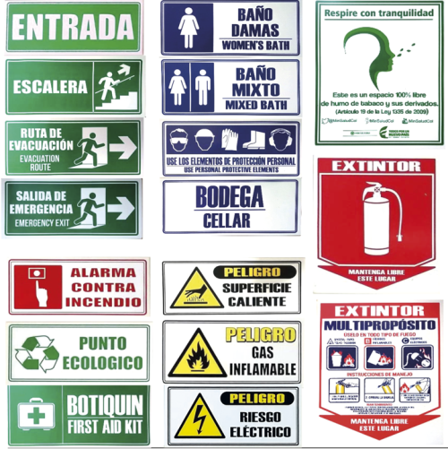 Avisos seguridad industrial