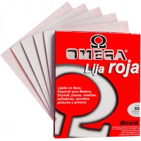 Lija Seca 9&quot;x11&quot; Omega Roja